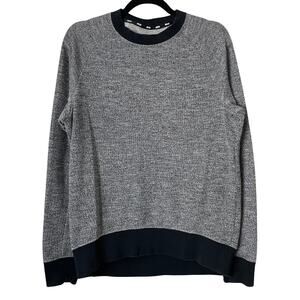 Nike SB Sweatshirt Mens Small Black Gray Skateboard Crewneck Pullover Fleece